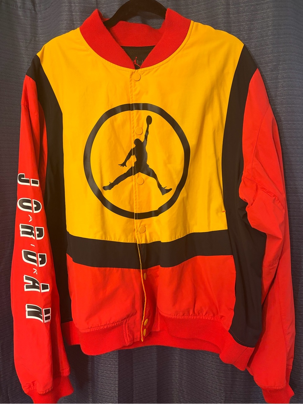 Vintage Nike Air Jordan Jacket Windbreaker 90s OG Jumpman Logo Rare Size XL Nice